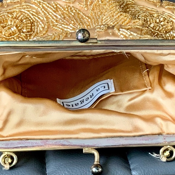 La Regale beaded clutch bag purse - Picture 7 of 11